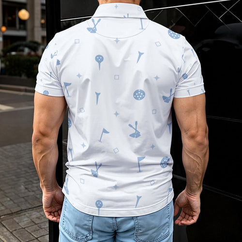 All-Over Print Men's Polo Shirt