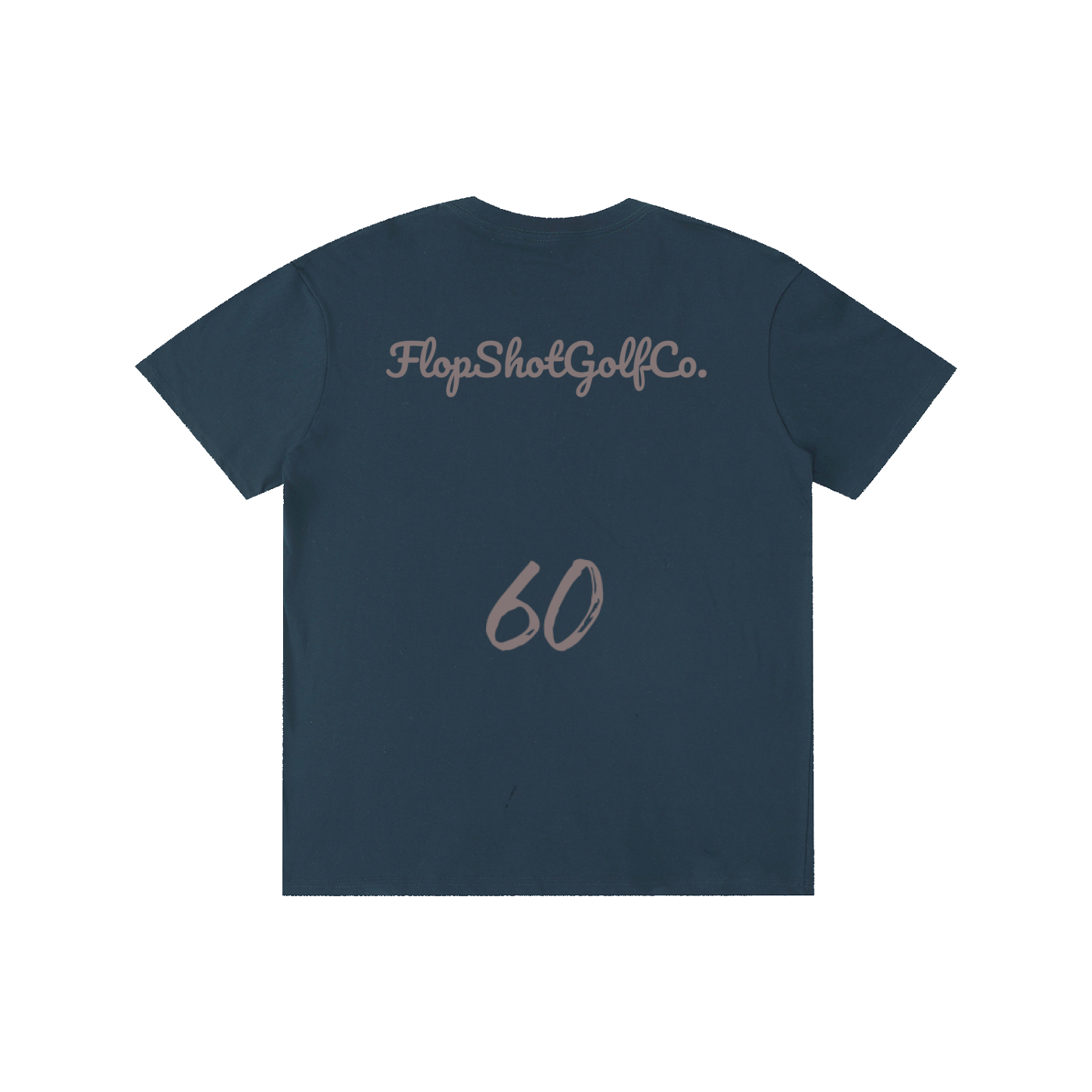 Custom Cursive Flop Shot Golf T-Shirt